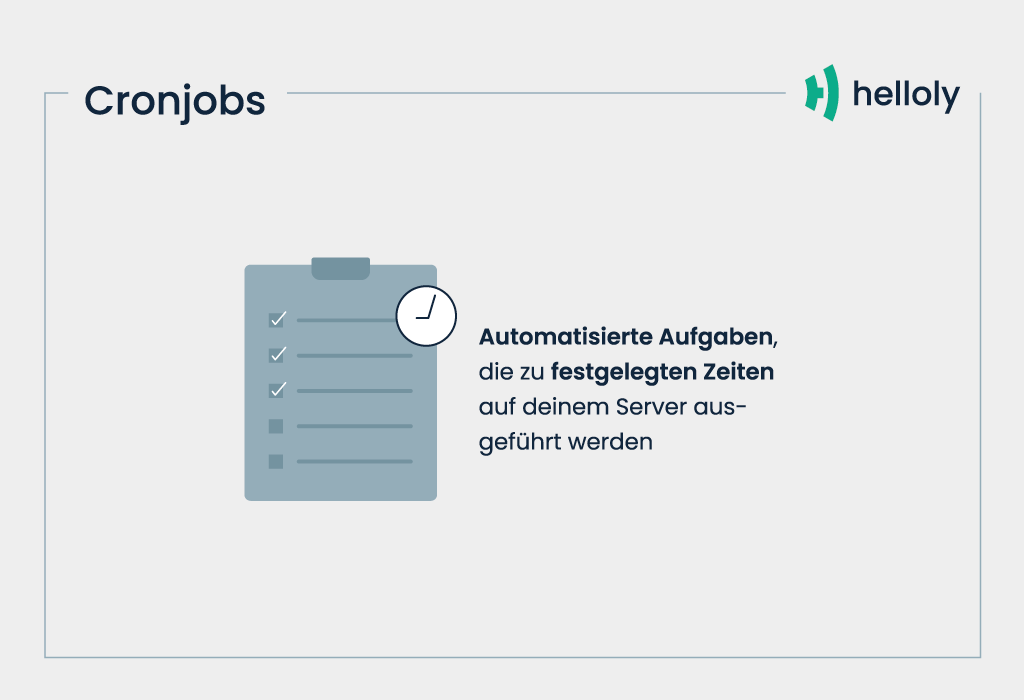 Cronjobs Grafik Webhosting