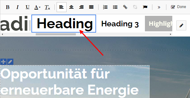 Auswahl des Schriftstils