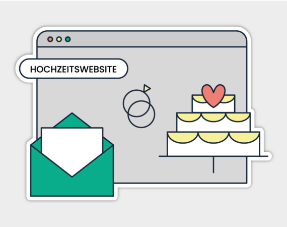 Hochzeitswebsite Titelbild