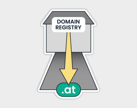Titelbild "Domains direkt von der Domain-Registry"